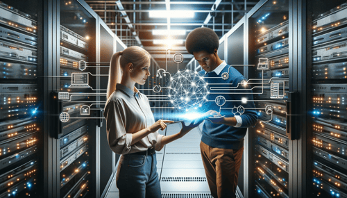 Interconnected systems for optimized production flow.